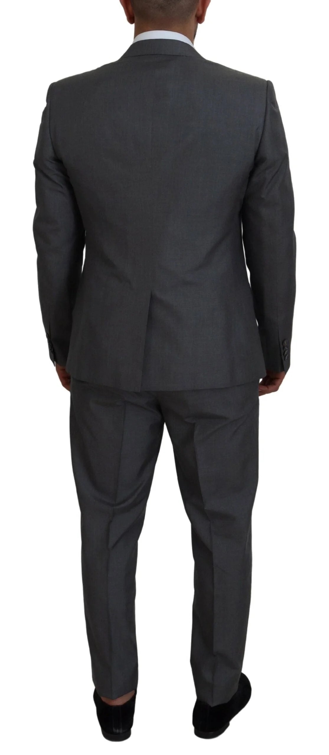 Dolce & Gabbana Gray MARTINI 3 Piece Slim Fit Suit - Suits