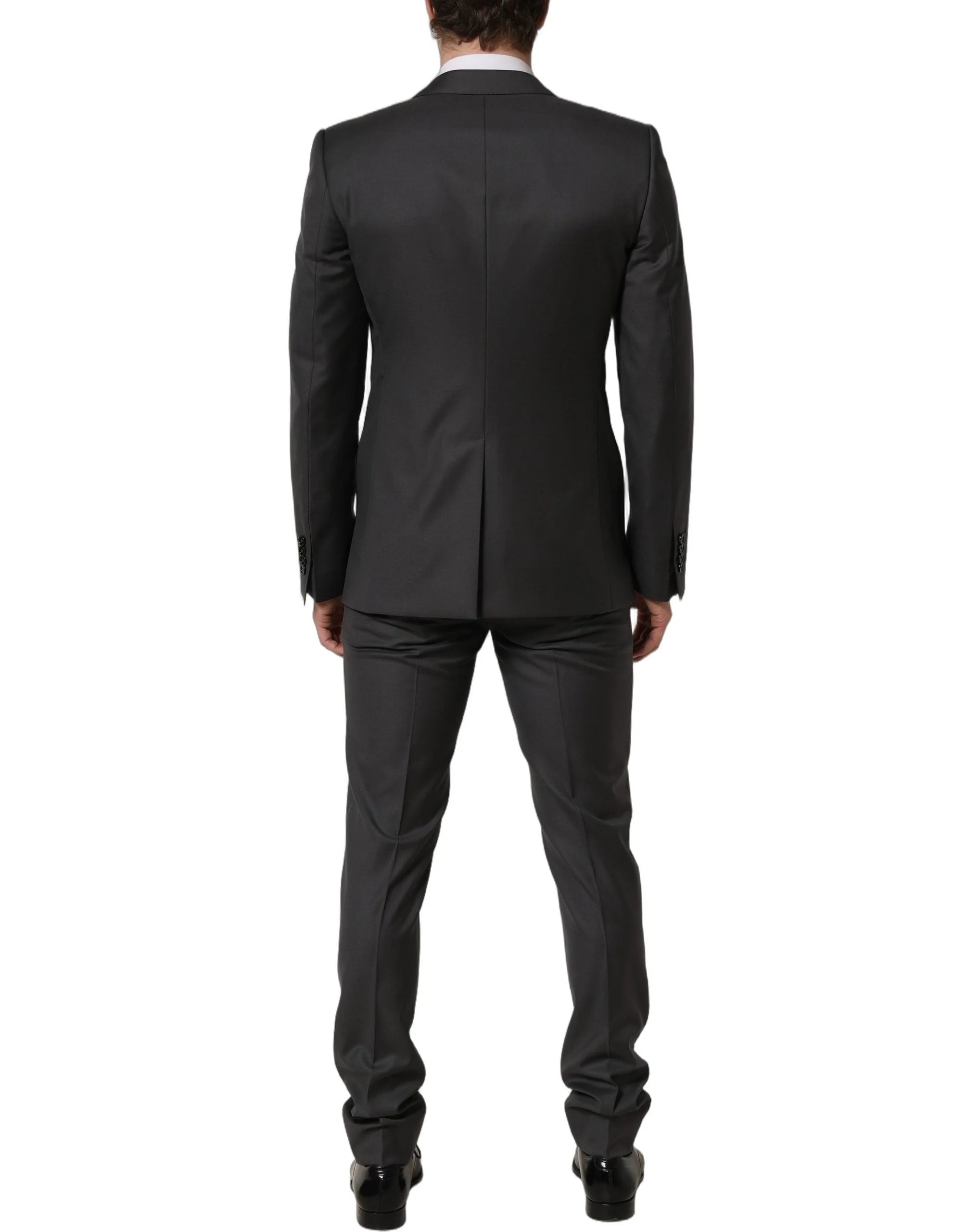 Dolce & Gabbana Gray MARTINI Slim Fit Formal 2Piece Men Suit - IT48 | M