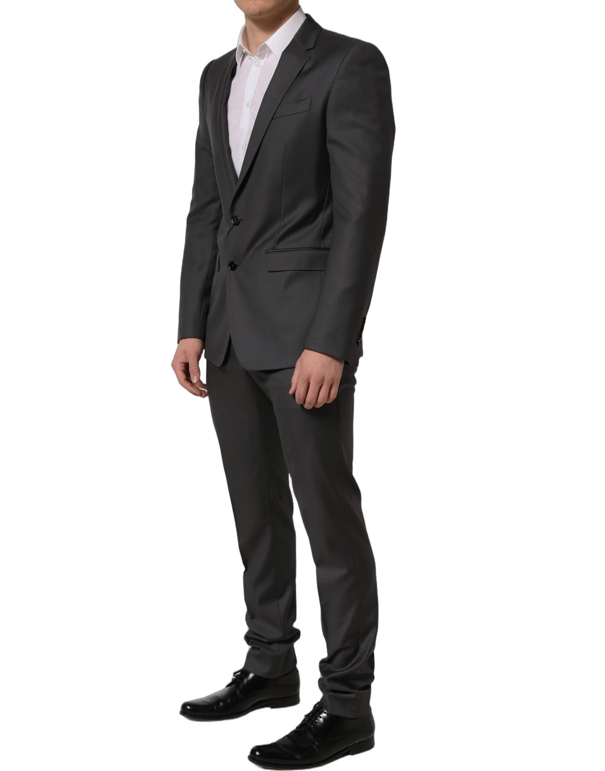 Dolce & Gabbana Gray MARTINI Slim Fit Formal 2Piece Men Suit - IT48 | M