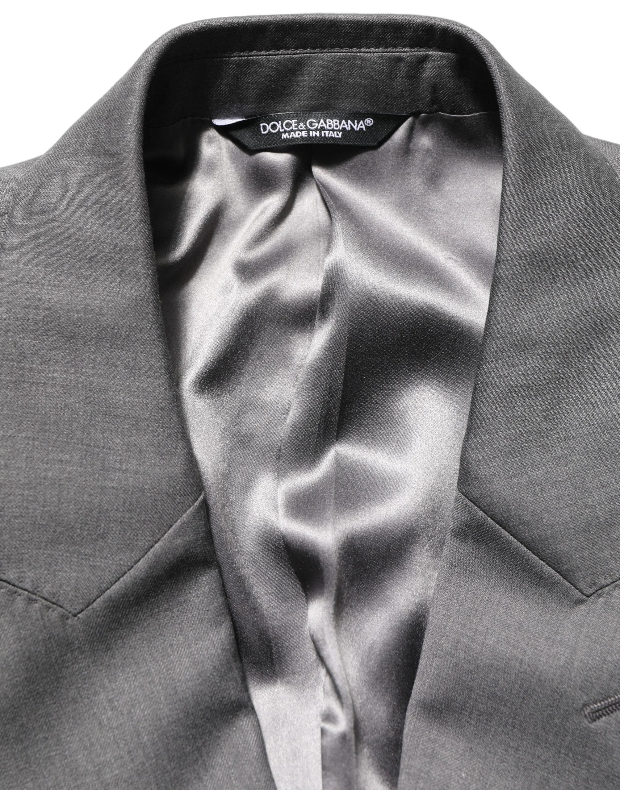 Dolce & Gabbana Gray MARTINI Slim Fit Formal 2Piece Men Suit - IT50 | L