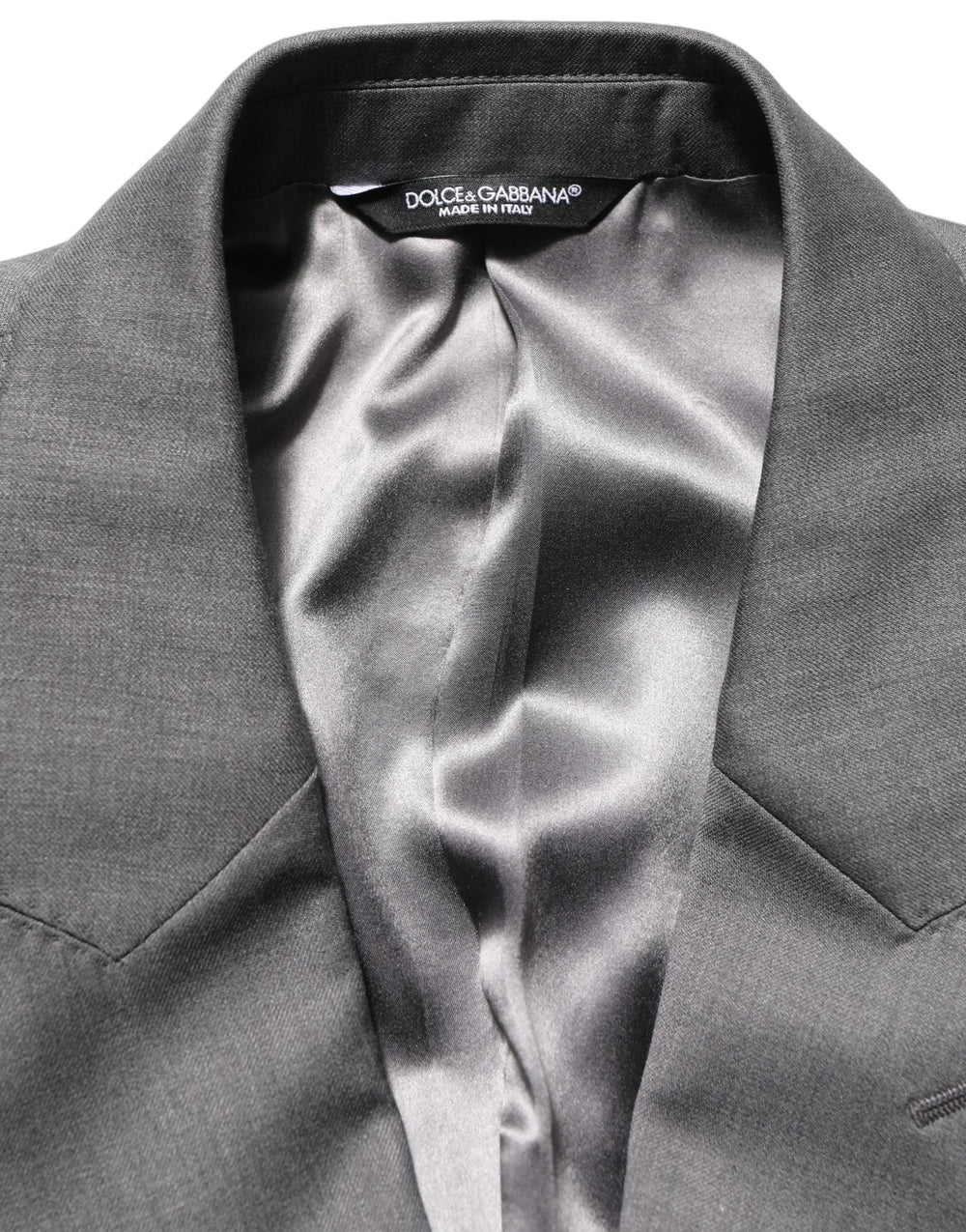 Dolce & Gabbana Gray MARTINI Slim Fit Formal 2Piece Men Suit - IT50 | L