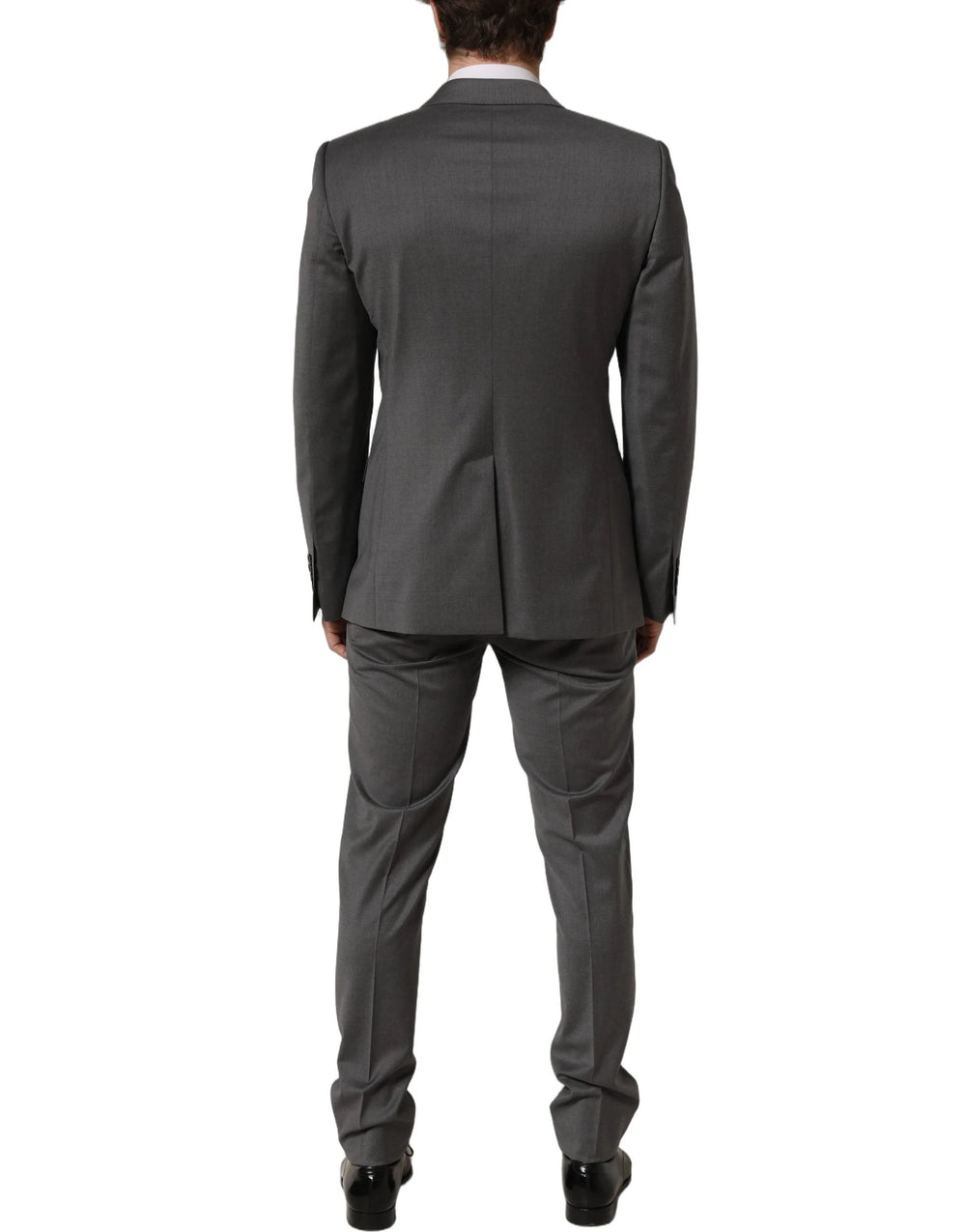 Dolce & Gabbana Gray MARTINI Slim Fit Formal 2Piece Men Suit - IT50 | L
