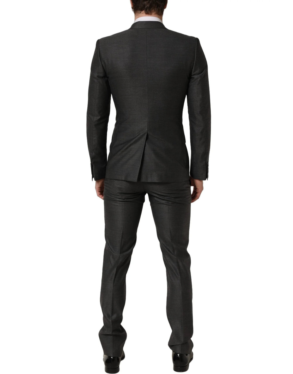 Dolce & Gabbana Gray MARTINI Slim Fit Formal 3 Piece Suit - IT46 | S