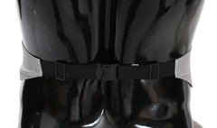 Dolce & Gabbana Gray Men Waist Belt 100% Silk Cummerbund - Suspenders