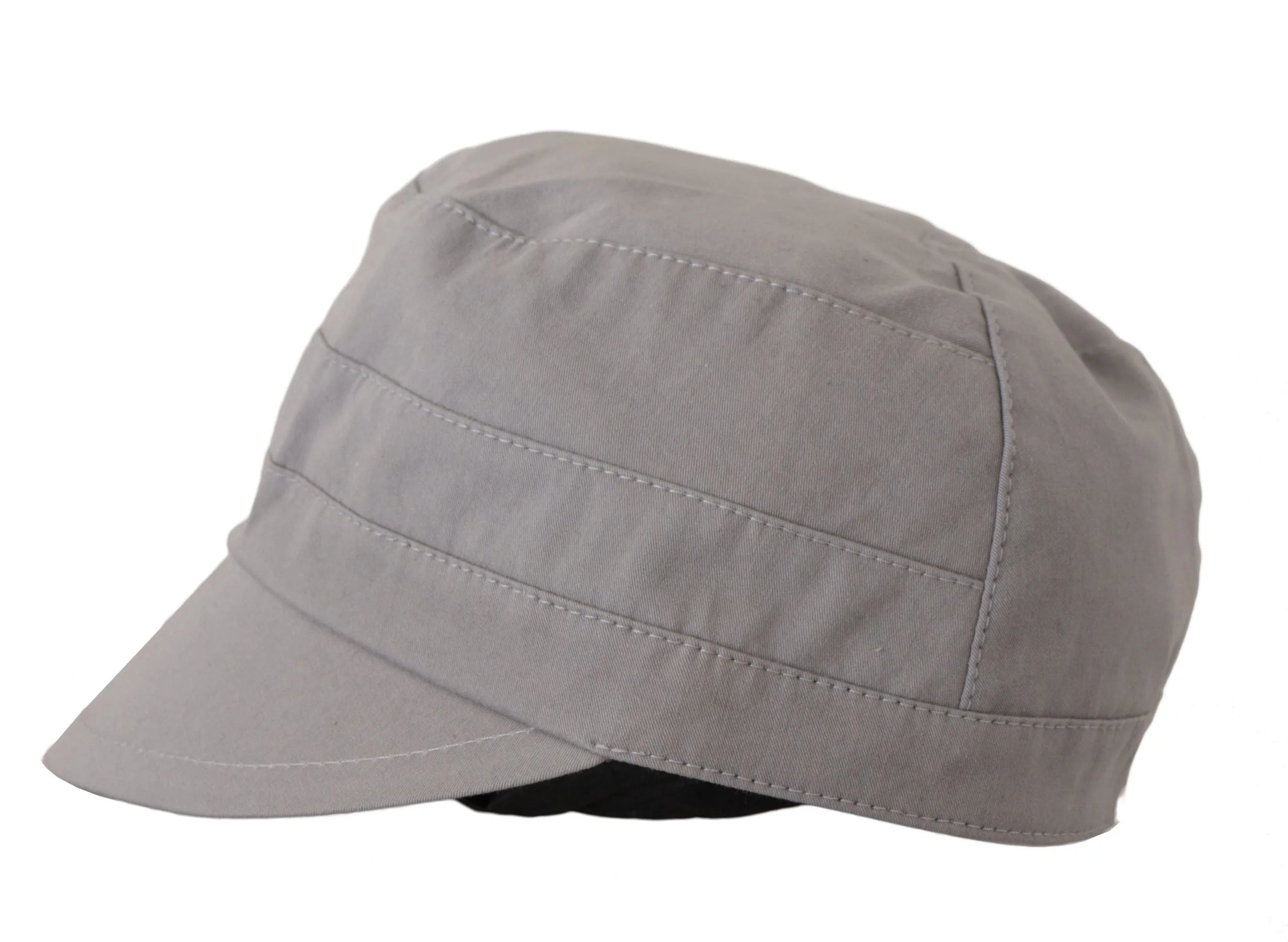 Dolce & Gabbana Gray Newsboy Cap Men Capello Cotton Hat - 60 cm|XL