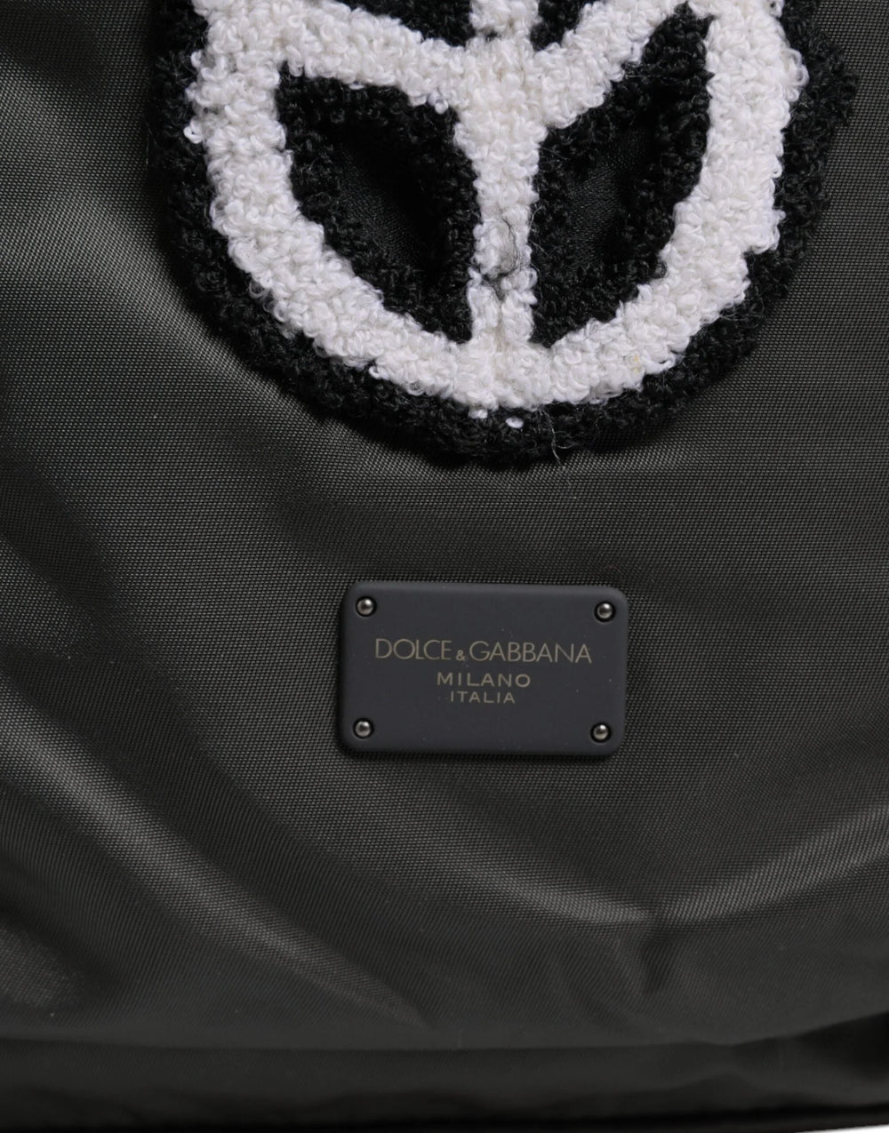 Dolce & Gabbana Gray Nylon Prince Forever School Travel Backpack Bag - Backpacks