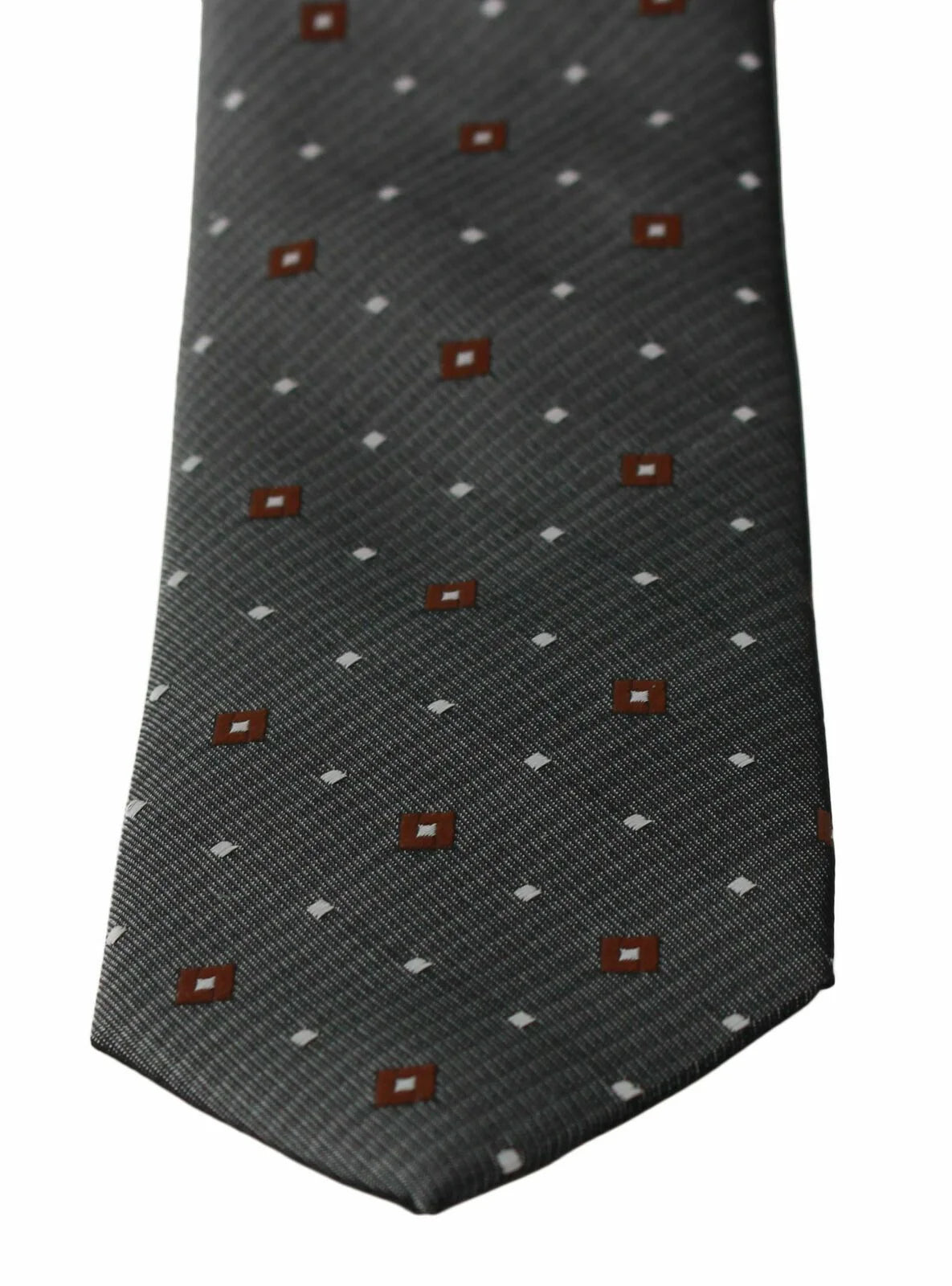 Dolce & Gabbana Gray Patterned Classic Mens Slim Necktie - Neckties