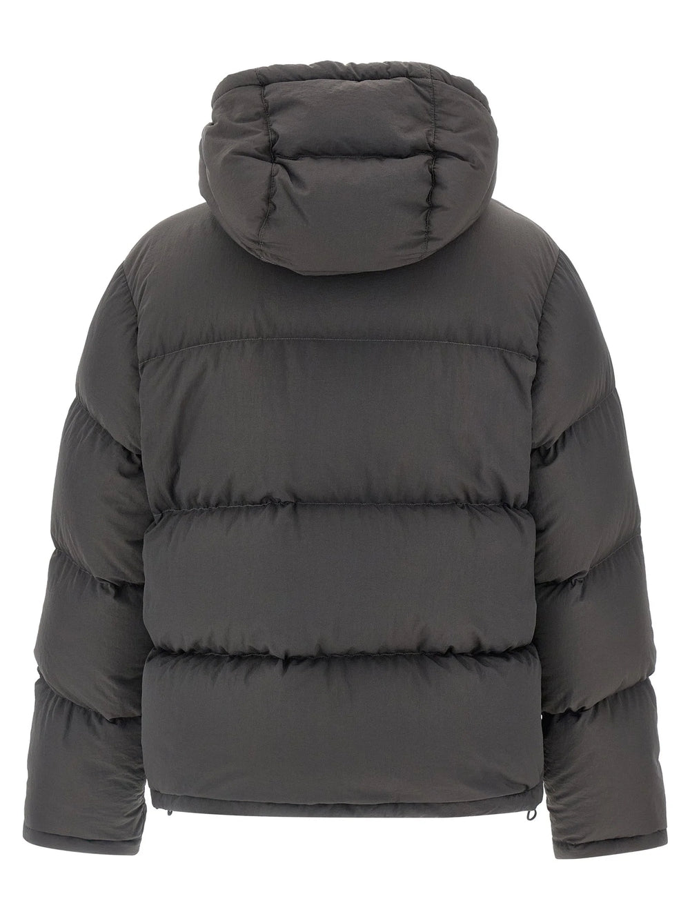 Dolce & Gabbana Gray Polyamide Full-Length Jacket