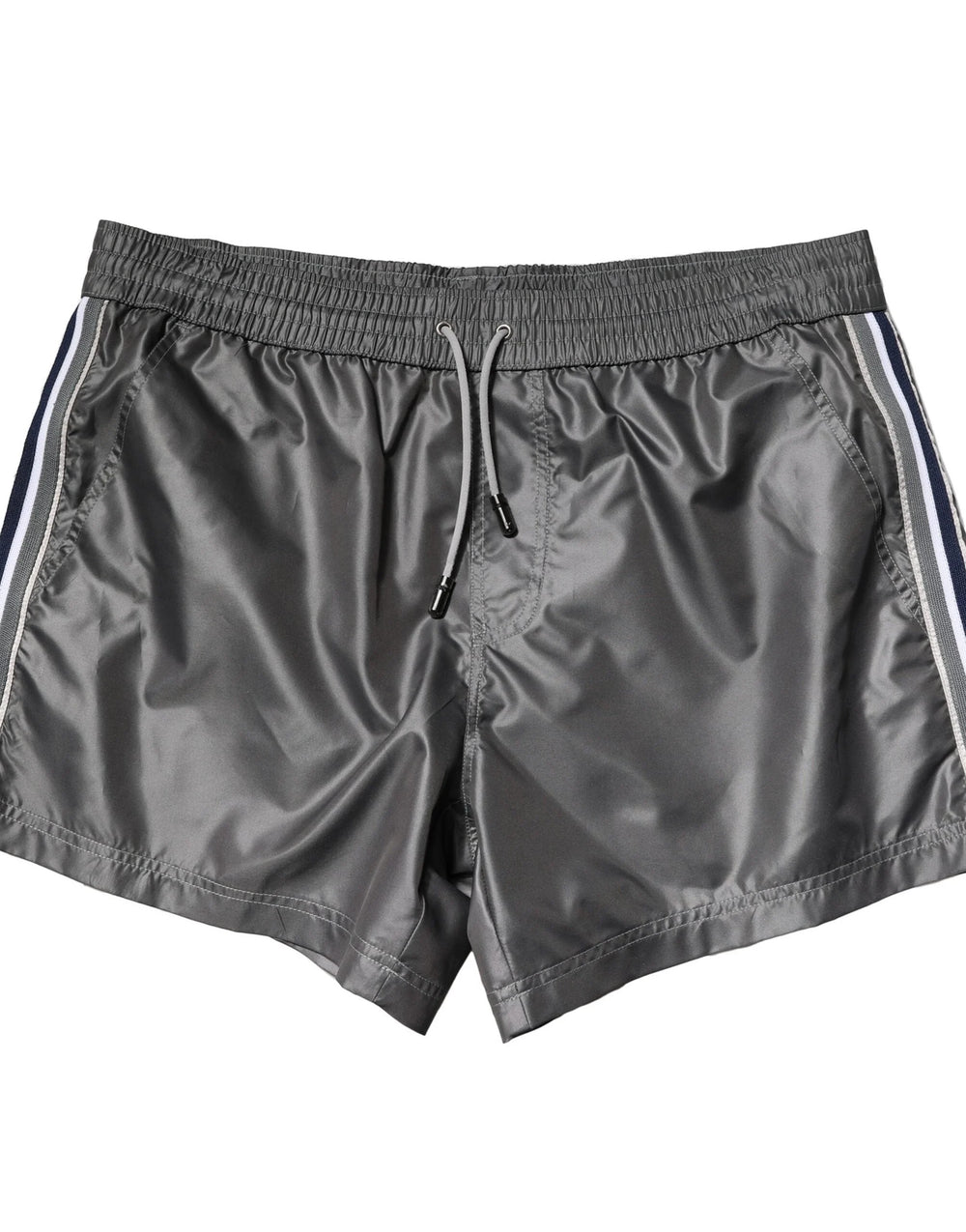 Dolce & Gabbana Gray Polyester Mid Waist Casual Bermuda Shorts - IT4 | S - Bermudas