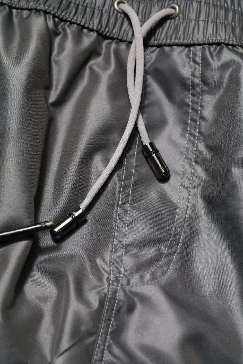 Dolce & Gabbana Gray Polyester Mid Waist Casual Bermuda Shorts - IT4 | S - Bermudas