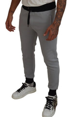 Dolce & Gabbana Gray Polyester Sweatpants Jogger Pants - IT48 | M - Joggers