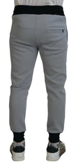 Dolce & Gabbana Gray Polyester Sweatpants Jogger Pants - IT48 | M - Joggers