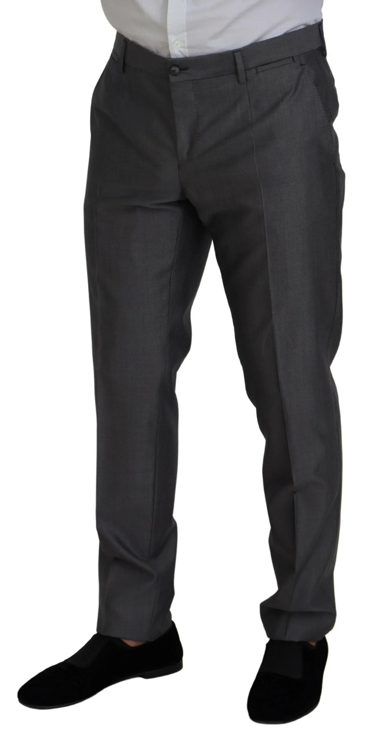 Dolce & Gabbana Gray SICILIA 3 Piece Slim Fit Suit - Suits