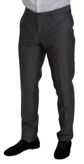 Dolce & Gabbana Gray SICILIA 3 Piece Slim Fit Suit - Suits