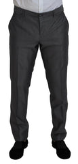 Dolce & Gabbana Gray SICILIA 3 Piece Slim Fit Suit - Suits