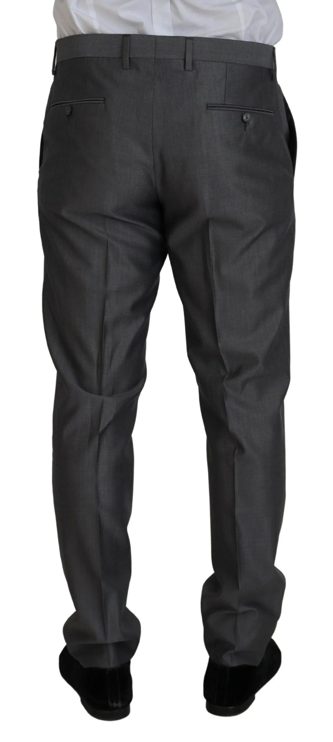 Dolce & Gabbana Gray SICILIA 3 Piece Slim Fit Suit - Suits