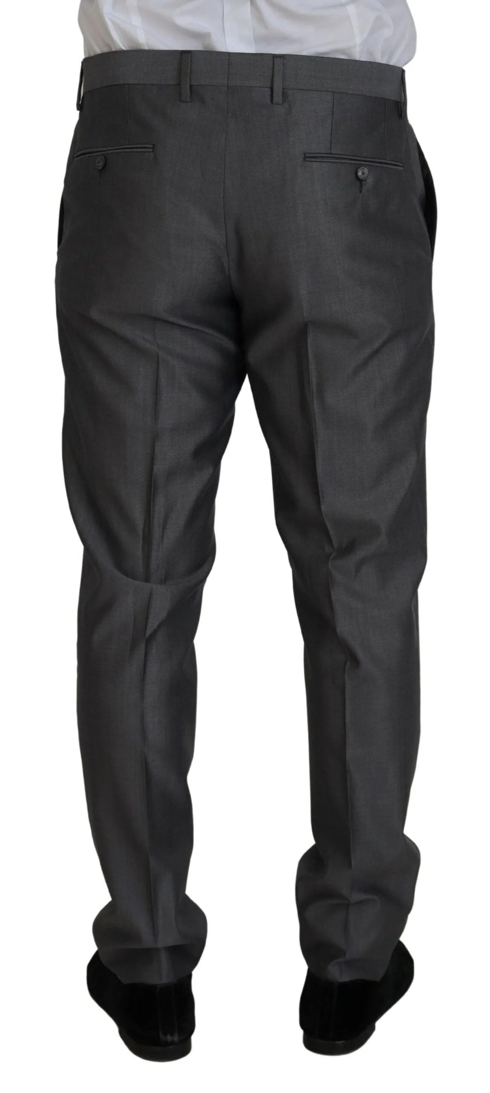 Dolce & Gabbana Gray SICILIA 3 Piece Slim Fit Suit - Suits
