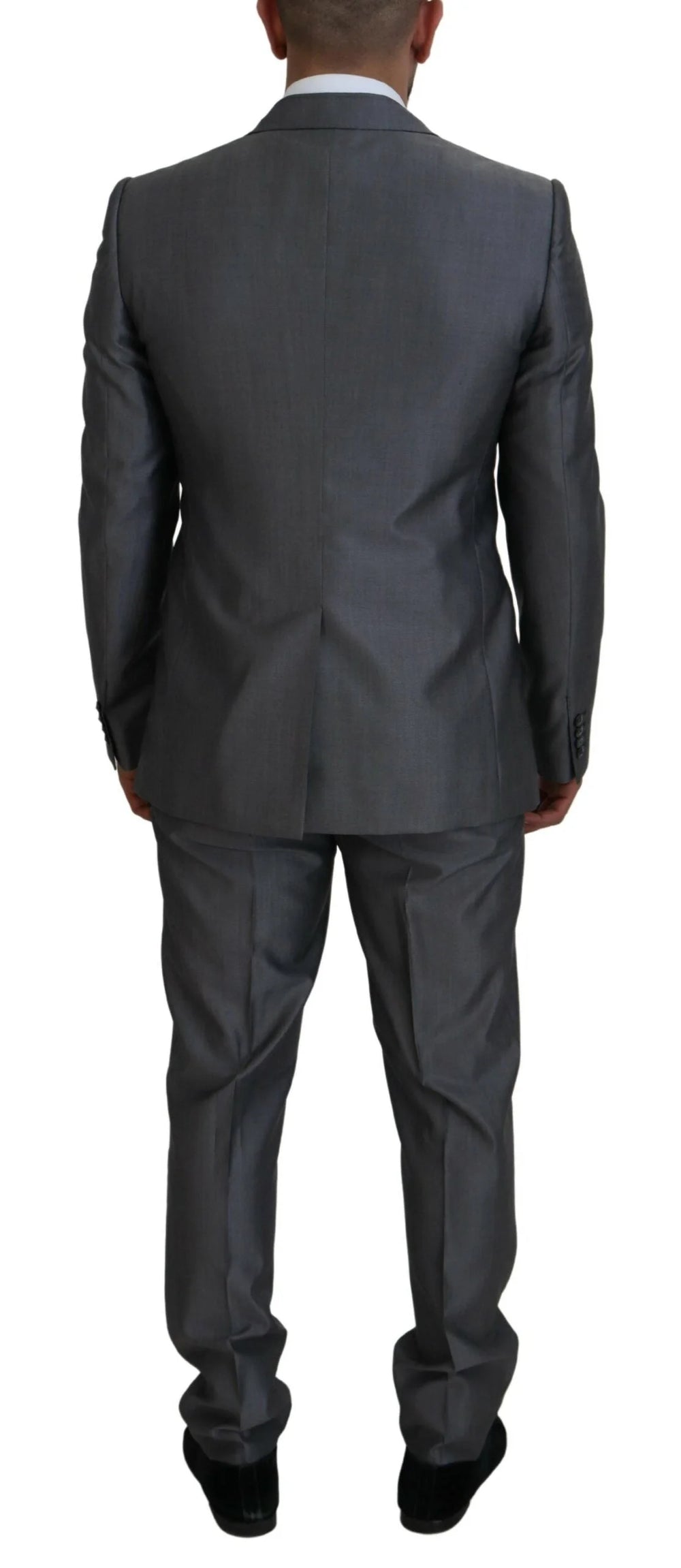 Dolce & Gabbana Gray SICILIA 3 Piece Slim Fit Suit - Suits