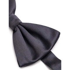 Dolce & Gabbana Gray Silk Bowty - One Size
