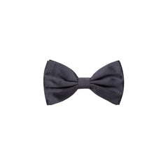 Dolce & Gabbana Gray Silk Bowty - One Size - Neckties