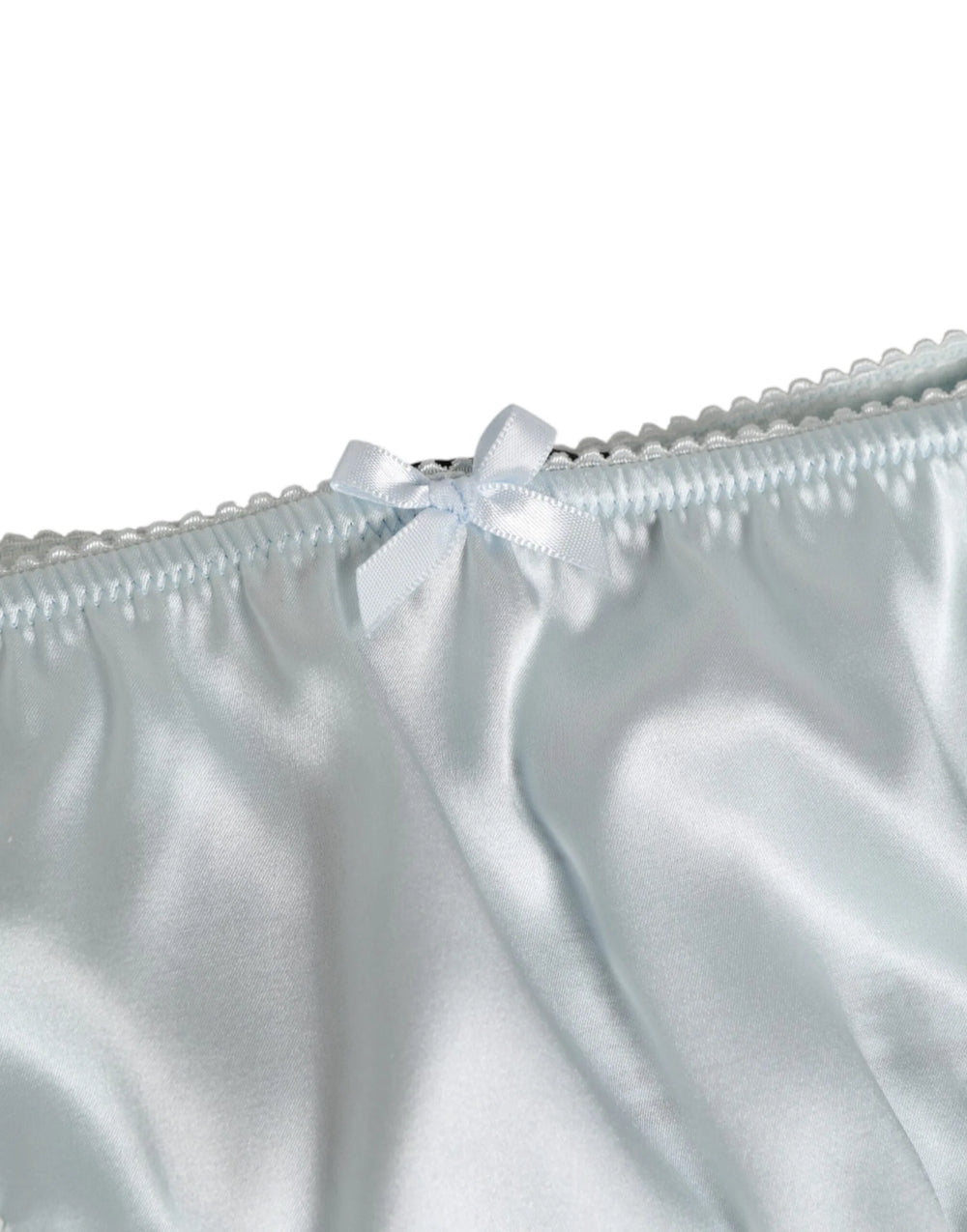 Dolce & Gabbana Gray Silk Satin Floral Lace Panty Brief Underwear - IT4 | L - Briefs