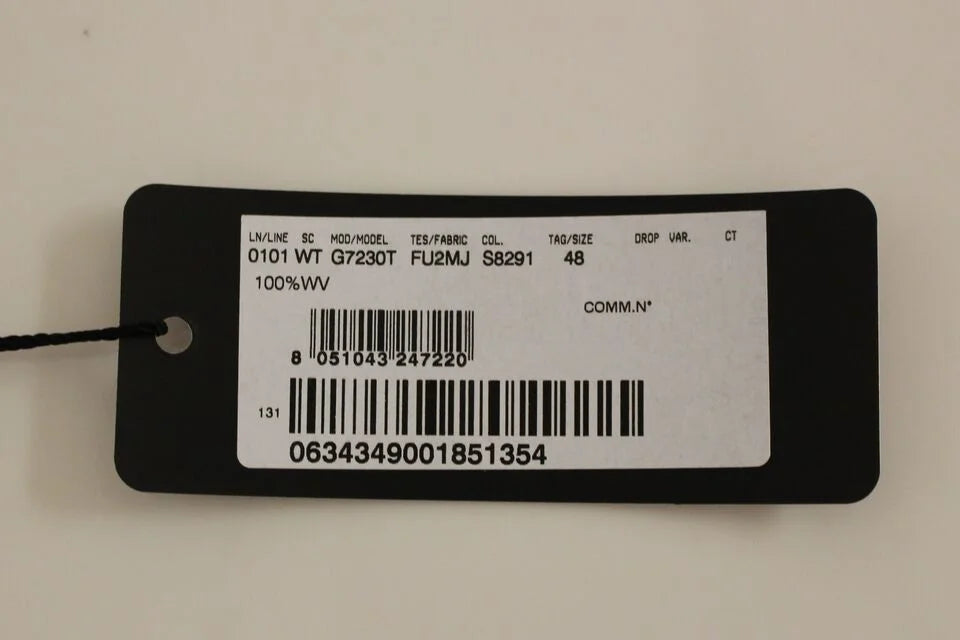 Dolce & Gabbana Gray Slim Fit Button Front Dress Formal Vest - 48 | M - Vests