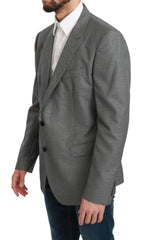 Dolce & Gabbana Gray Slim Fit Formal MARTINI Blazer - IT54 | XL - Sport Jackets