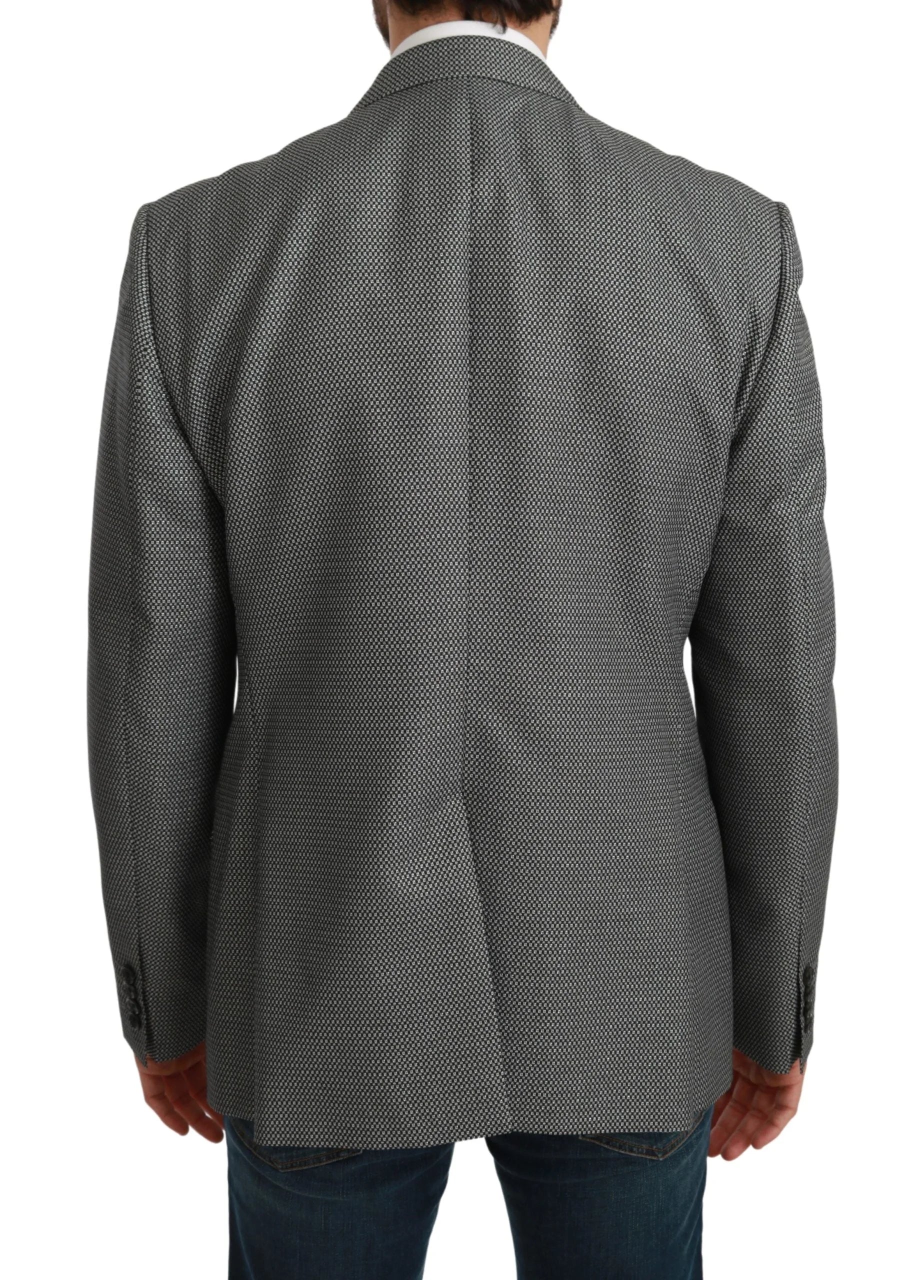 Dolce & Gabbana Gray Slim Fit Formal MARTINI Blazer - IT54 | XL - Sport Jackets