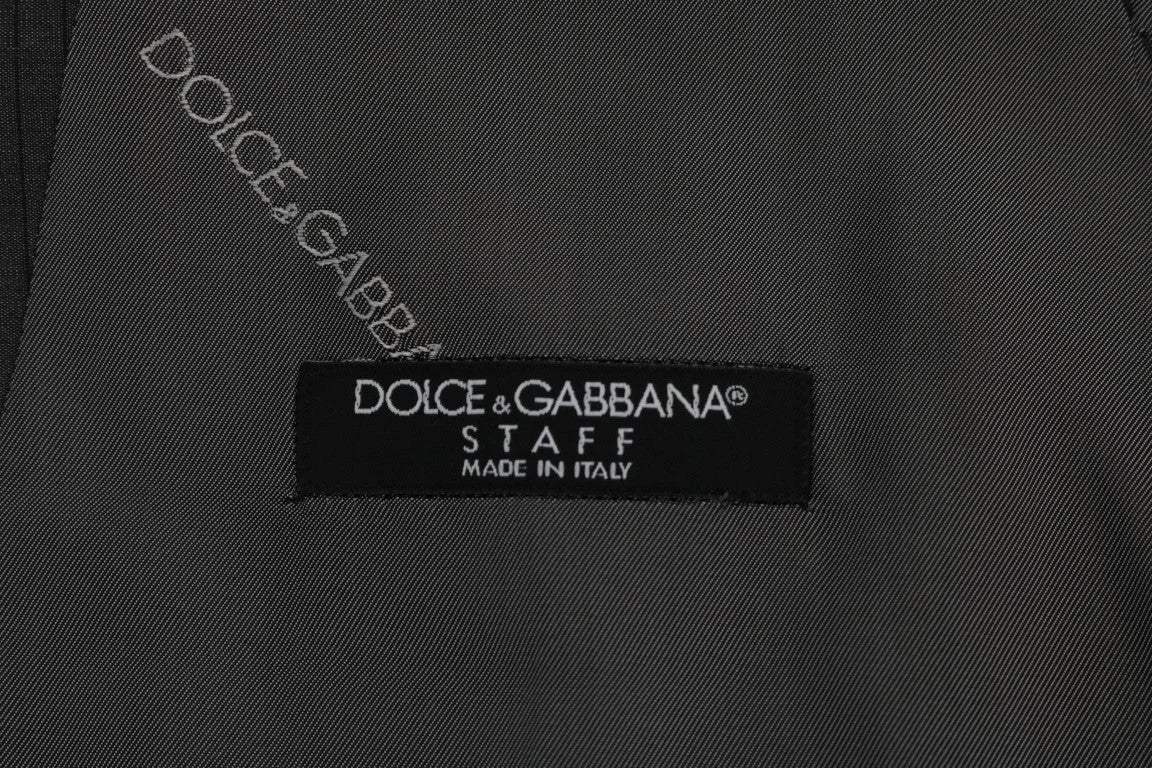 Dolce & Gabbana Gray STAFF Cotton Rayon Vest - IT50 | L - Vests