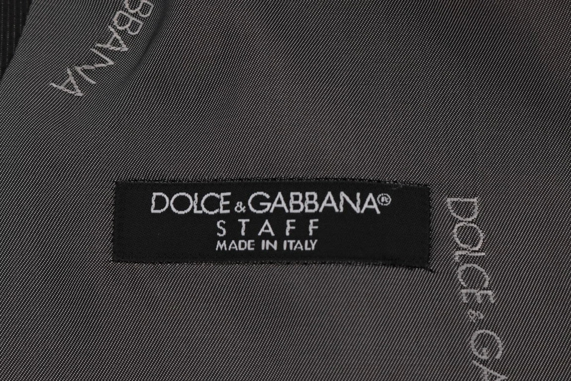 Dolce & Gabbana Gray STAFF Cotton Rayon Vest - IT52 | XL - Vests