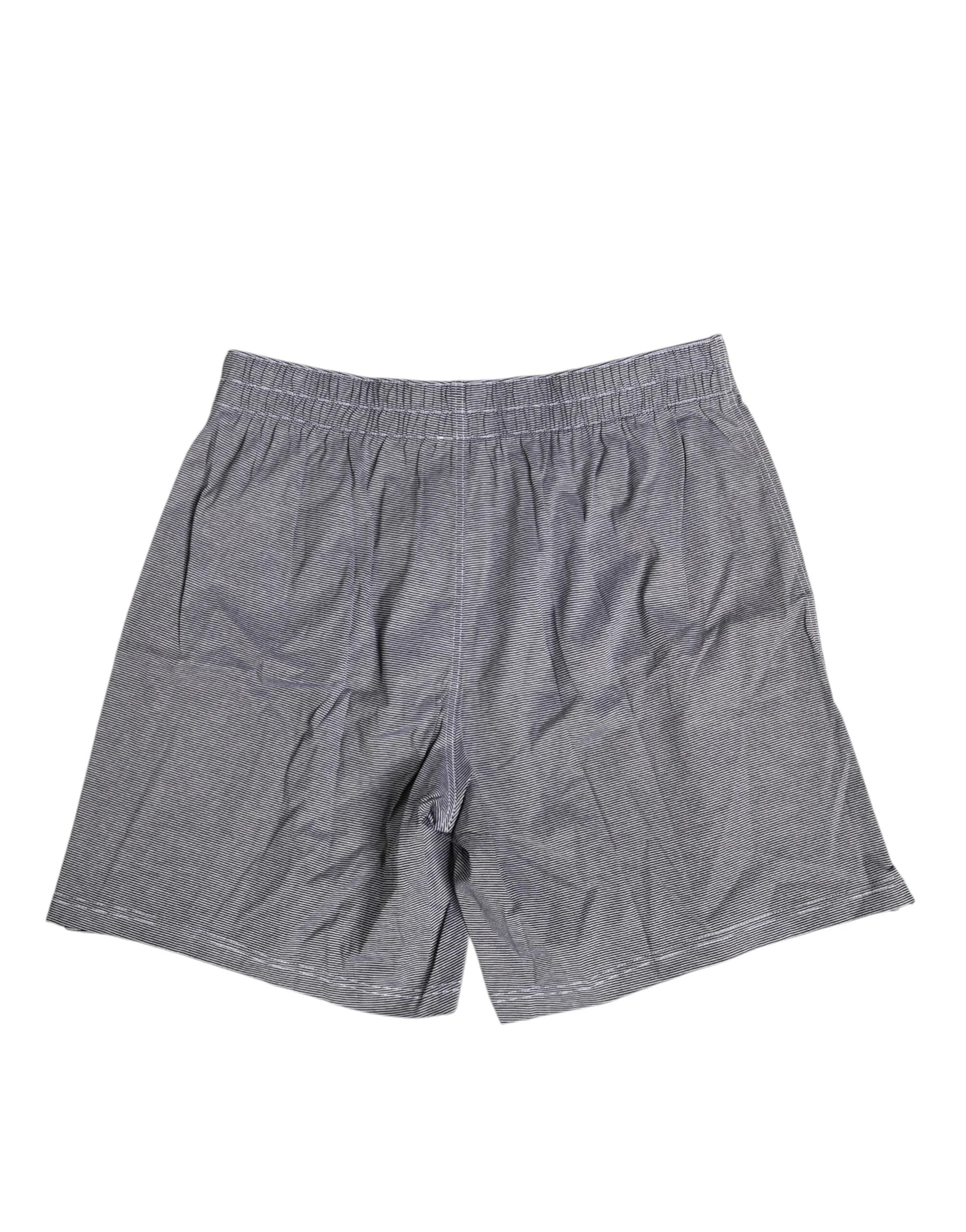 Dolce & Gabbana Gray Striped Cotton Regular Boxer Underwear - IT3 | XS - Boxer Shorts