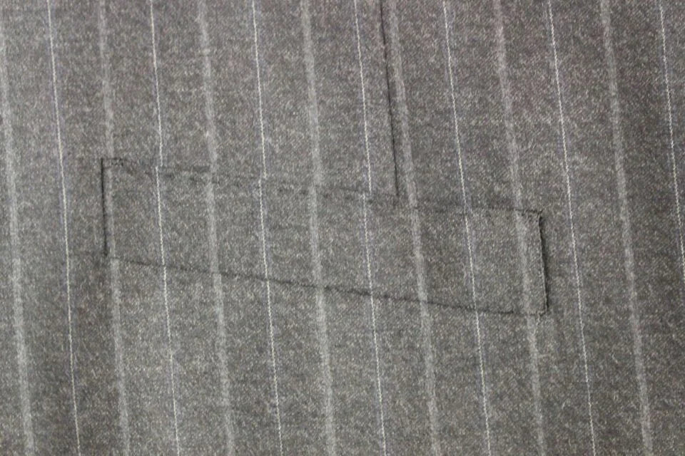 Dolce & Gabbana Gray Striped Wool Logo Vest Gilet Weste - IT48 | M - Vests