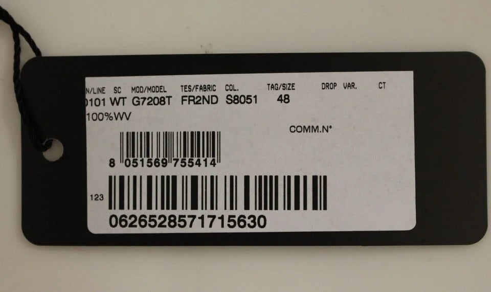 Dolce & Gabbana Gray Striped Wool Single Breasted Vest - IT48 | M - Vests