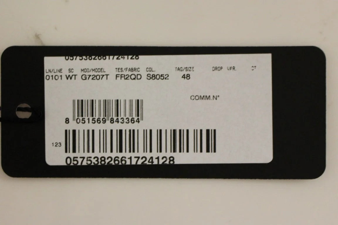 Dolce & Gabbana Gray Striped Wool Single Breasted Vest - IT48 | M - Vests