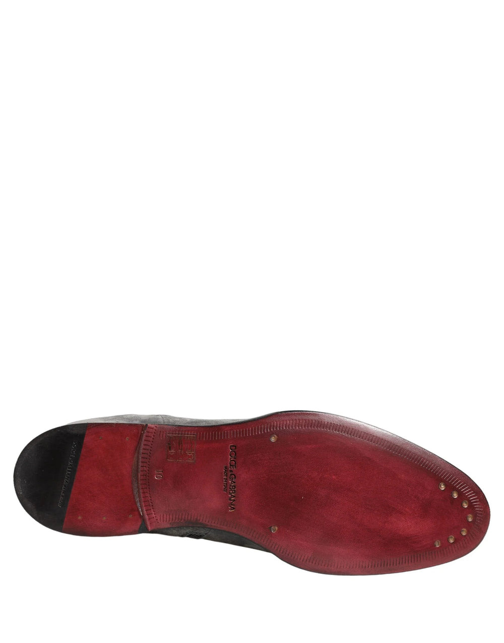 Botas Chelsea Dolce & Gabbana Grises Botas de Cuero Suede
