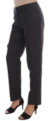 Dolce & Gabbana Gray Textile Dress Pants - IT46