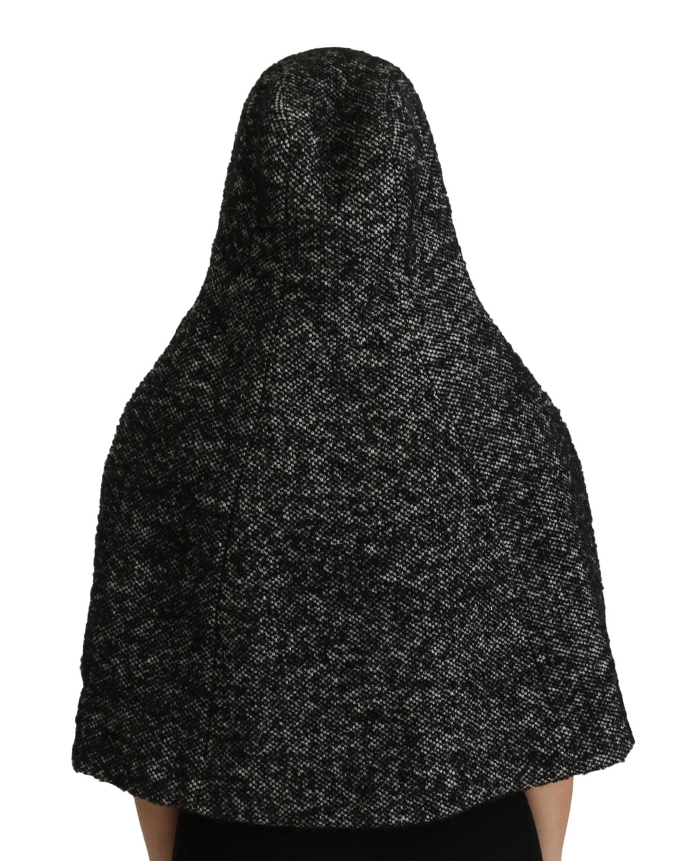 Dolce & Gabbana Gray Tweet Wool Kaftan Jacket Coat Top - 57 cm|S