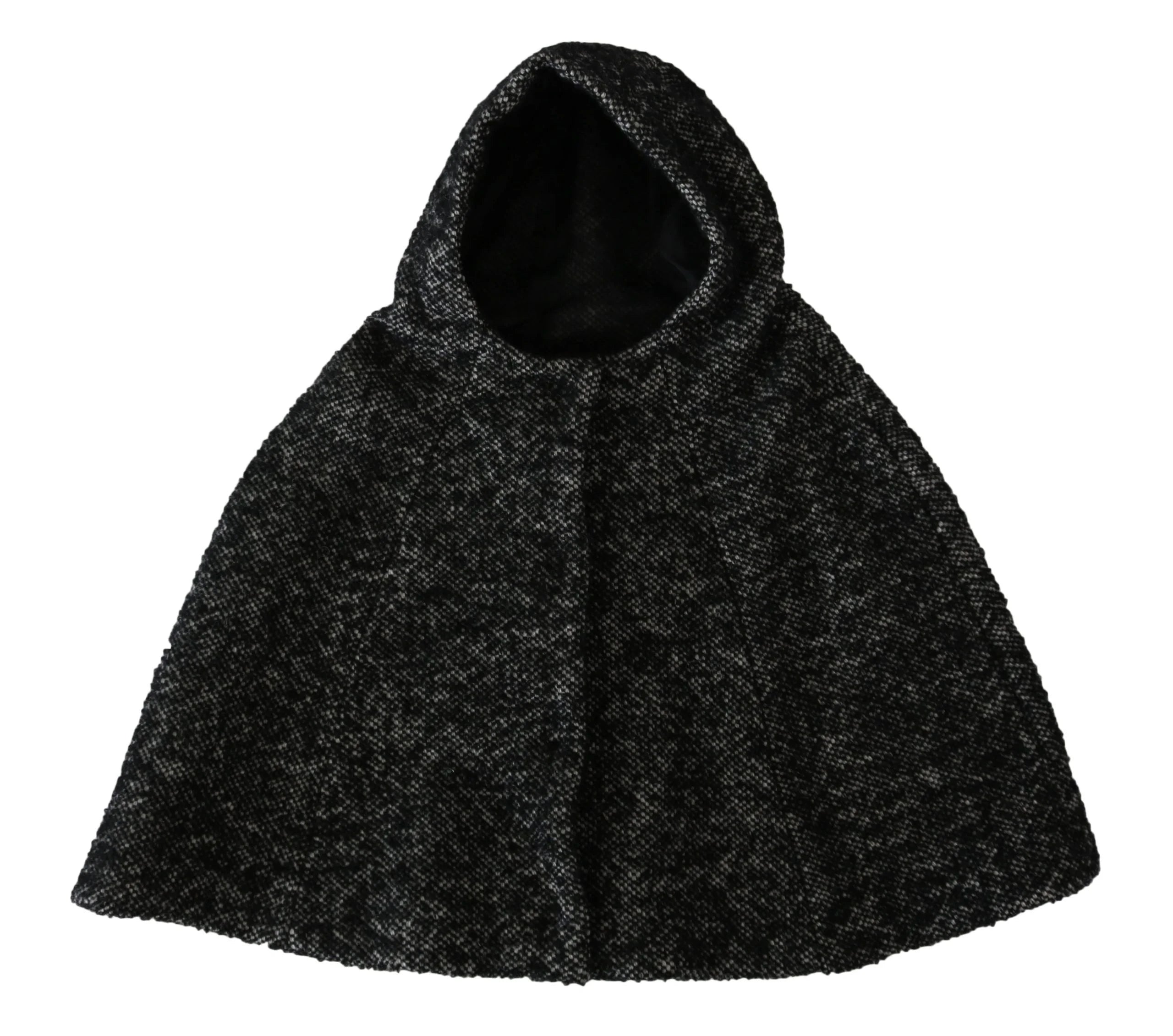 Dolce & Gabbana Gray Tweet Wool Kaftan Jacket Coat Top - 57 cm|S
