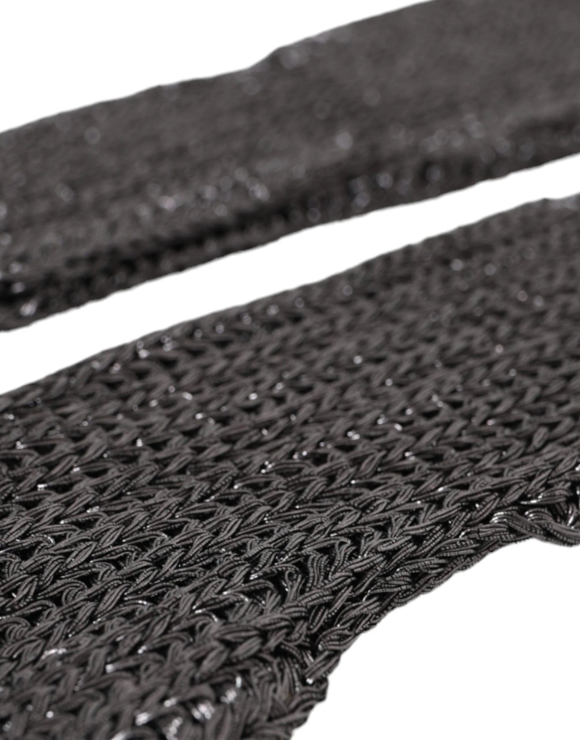 Dolce & Gabbana Gray Viscose Knitted Finger Less Gloves - 7.5|S - Gloves & Mittens