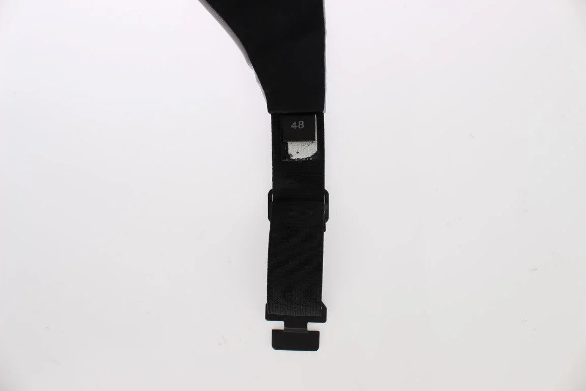 Dolce & Gabbana Gray Waist Belt Silk Cummerbund - IT48 | M - Sashes