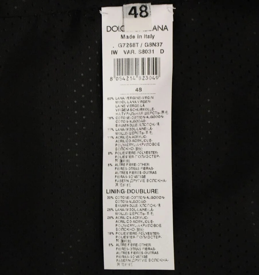 Dolce & Gabbana Gray Wool Blend Vest Gilet Weste - IT48 | M - Vests