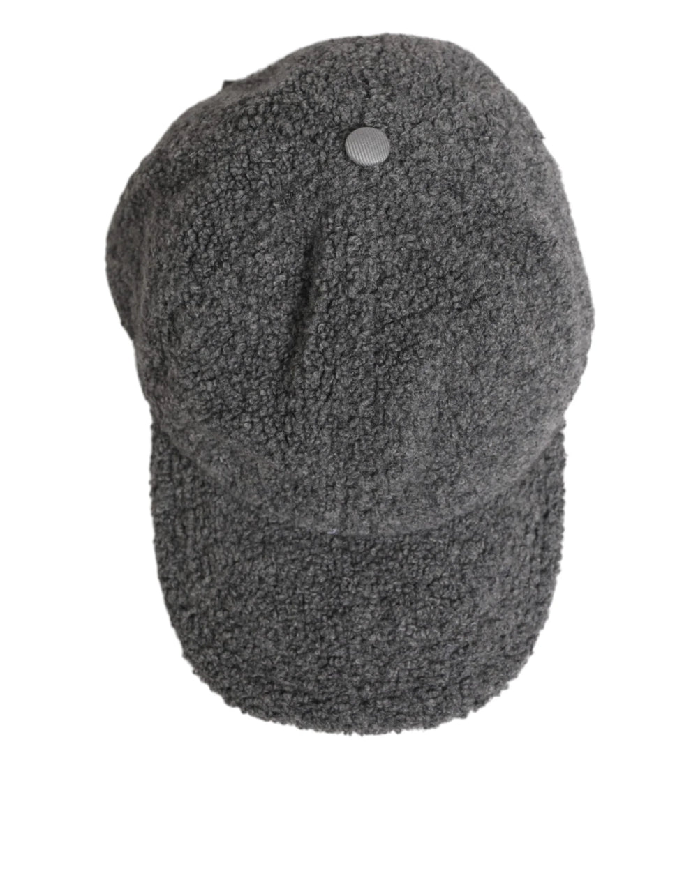 Dolce & Gabbana Gray Wool Fleece Rapper Men Baseball Capello Hat - 59 cm|L - Baseball Caps