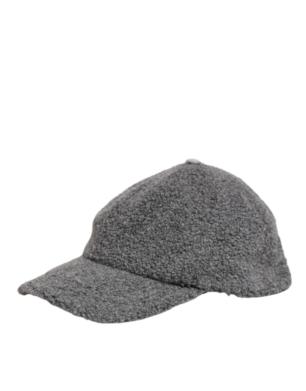 Dolce & Gabbana Gray Wool Fleece Rapper Men Baseball Capello Hat - 59 cm|L - Baseball Caps
