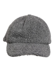 Dolce & Gabbana Gray Wool Fleece Rapper Men Baseball Capello Hat - 59 cm|L - Baseball Caps