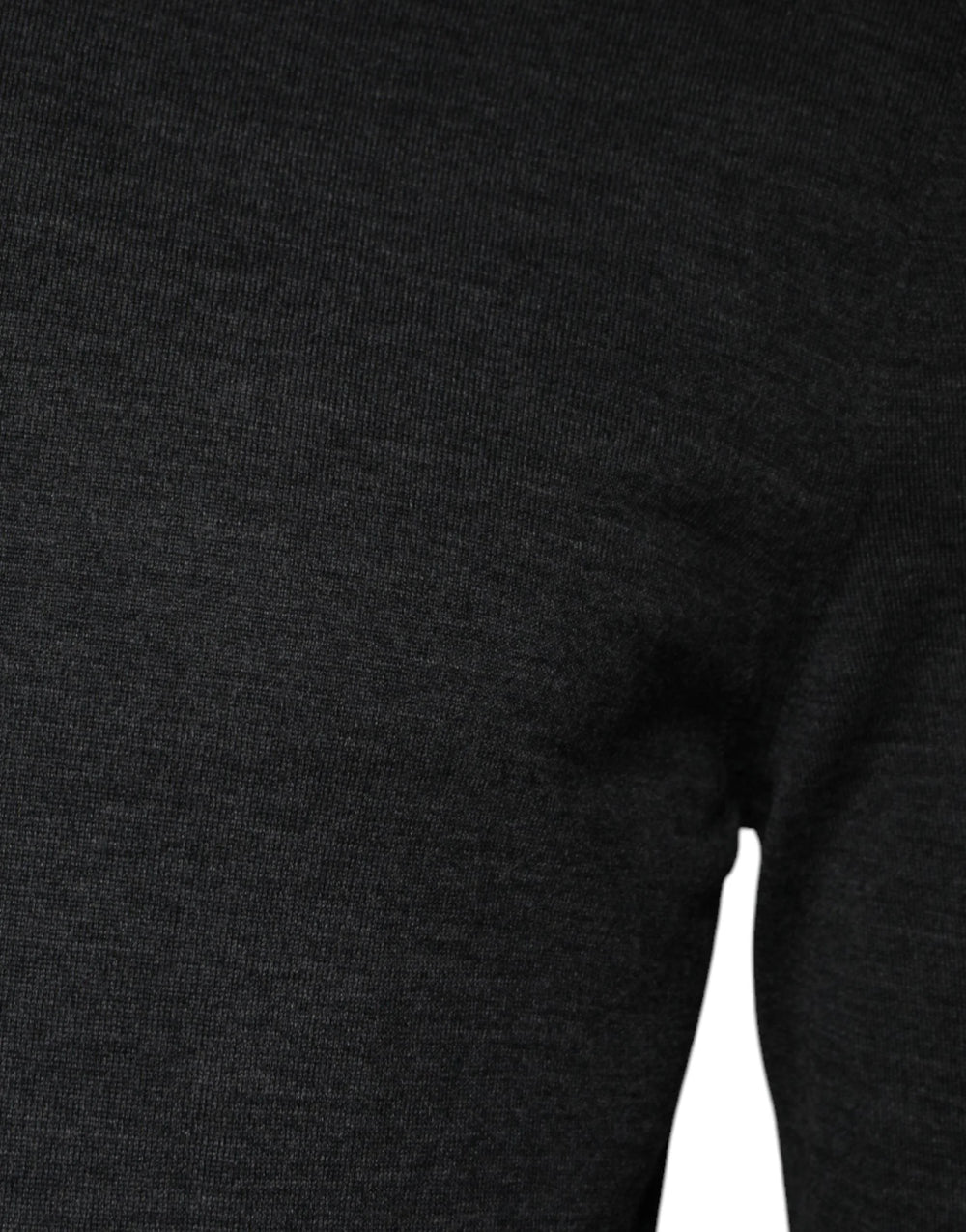 Dolce & Gabbana Gray Wool Knit Turtleneck Pullover Sweater - Sweaters