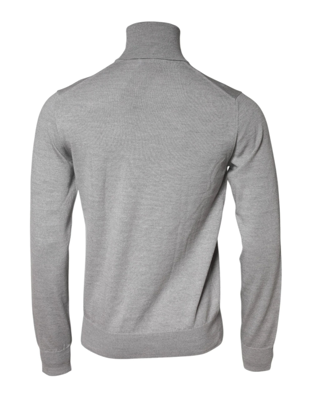 Dolce & Gabbana Gray Wool Knitted Men Pullover Sweater - IT48 | M - Sweaters