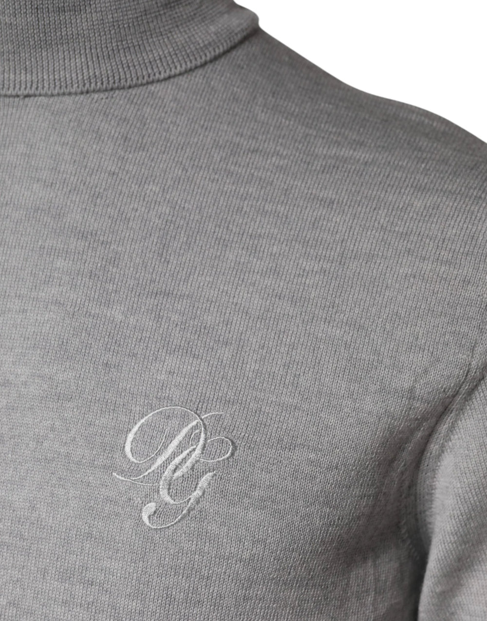 Dolce & Gabbana Gray Wool Knitted Men Pullover Sweater - IT48 | M - Sweaters