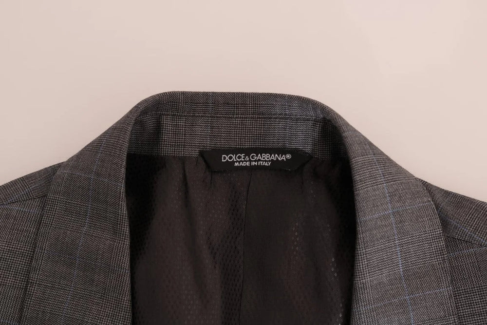 Dolce & Gabbana Gray Wool MARTINI Slim Blazer - IT52 | L - Sport Jackets