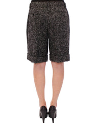 Dolce & Gabbana Gray wool shorts pants - IT44|L - Short Trousers