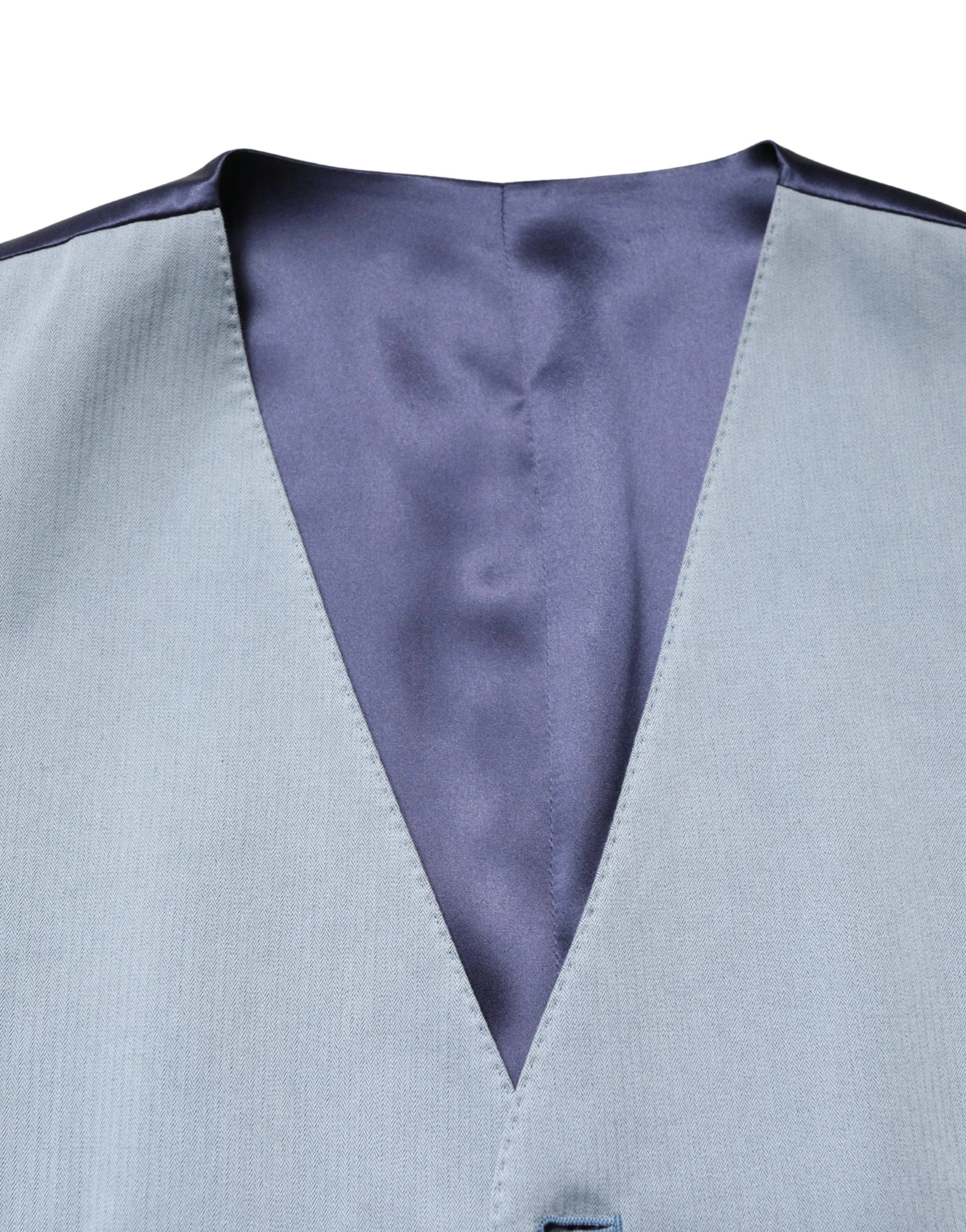 Dolce & Gabbana grå ullenkeltspent herrevett – IT48 | M